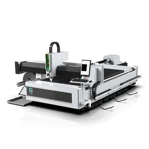 Máquina de corte a laser para chapas e tubos, tubo de aço, 2kw, 6kw, máquina de corte a laser CNC 3015 para aço