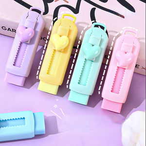 ใหม่ยางลบดินสอ4B โรงเรียน Macaron Kawaii ยางลบ5สีทำจากยางที่มีรูปแบบน่ารัก - Product Image 1