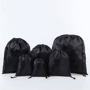 Factory Custom Logo Price Promotional Sports Polyester Nylon Drawstring Packing Bag - Product Image 2