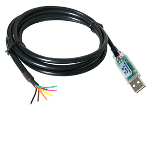 Câble FTDI USB RS485 WE 1800 en cuivre pur avec connecteurs nickelés et gaine en PVC pour ordinateur/contrôleur/PLC/BMS/batteries/servo - Product Image 1