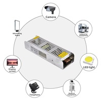 LSW Einzeltyp 12V/24V 10A 400W LED-Streifen Schaltnetzteil Smart Home/CCTV/LED-Beleuchtung 110-220V Eingang 80% Effizienz