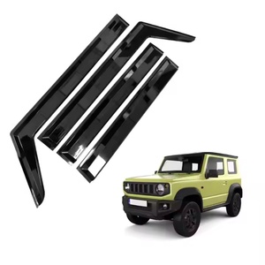 Accessoires automobiles OEM/ODM, nouveau design, pare-soleil et pare-pluie en PC noir injecté pour Suzuki Jimny - Product Image 1