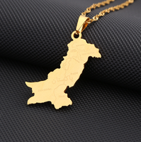 Collier en acier inoxydable avec pendentif drapeau du Sénégal couleur acier, série Carte Nationale, cadeau souvenir tendance