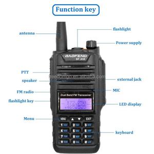 For BF-A58 Professional Black Handheld 5W <b>Walkie</b> <b>Talkie</b> VOX Emergency Alarm Function Waterproof Wireless Long Range for - Product Image 5