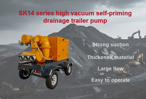 उच्च दबाव मोबाइल पंप ट्रक स्व-प्राइमिंग नगरपालिका सीवेज पंप आपातकालीन बाढ़ नियंत्रण उपकरण - Product Image 2