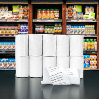 Kertas Thermal Gulung Grosir Pabrik 48gsm 55gsm 65gsm 75gsm Kertas Kasir