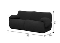 Mouleur Tabouret en tissu compressé Canapé-lit modulaire sectionnel en mousse scellée sous vide Ensemble de meubles Canapé à compression