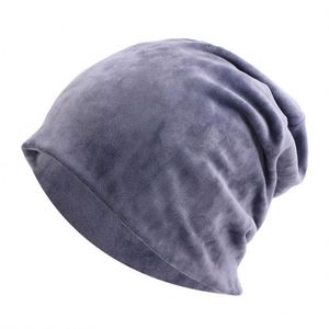 Unisex Baggy Velvet Slouch Beanie <b>Hat</b> 3D Embroidery Image Style Soft Cozy <b>Winter</b> Fall Gift - Product Image 4