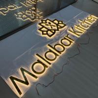 Letrero Publicitario Personalizado para Exteriores con Retroiluminación LED 3D, Impermeable IPX6, Letrero Luminoso de Acero Inoxidable y Acrílico con Logotipo para Oficina