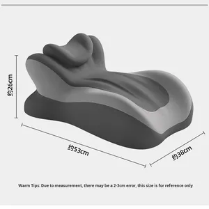 <span class=keywords><strong>Coussin</strong></span> <span class=keywords><strong>de</strong></span> lit incurvé en soie <span class=keywords><strong>de</strong></span> lait, couleur unie, pour femmes enceintes, décompression et soutien multifonctionnel des jambes - Product Image 4