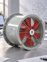 Ventilateur axial électrique à grand volume d'air pour l'élevage bovin, avec roulement à billes, personnalisation OEM/ODM, puissance 1,1 kW, SFB