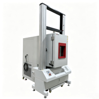 Machine d'essai de traction haute et basse température ASTM D903 |   -40 ℃ ~150 ℃   Testeur de résistance à la traction environnementale