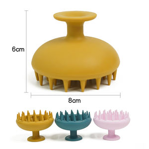 Masajeador de pelo limpio de silicona al por mayor cepillo para perros antideslizante fácil de limpiar cepillo de aseo para perros - Product Image 2