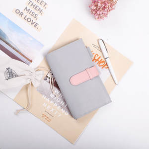 Carnet de notes de luxe personnalisé A6 en cuir PU, couleurs contrastées, <span class=keywords><strong>petit</strong></span> classeur à anneaux, couverture rigide, portable, haut de gamme, multifonctionnel - Product Image 6