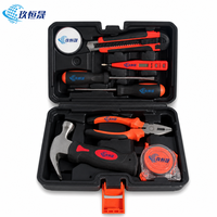 Kit d'outils multifonctionnel complet pour électricien professionnel, boîte de rangement pour outils de réparation et d'entretien