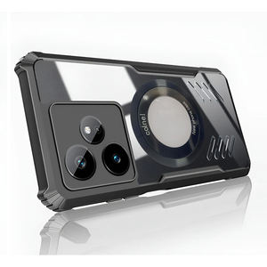 Pour Realme GT7 6 5 2 PRO <span class=keywords><strong>GT</strong></span> 7T 6T 3T Neo2 3 5 6 SE Coque transparente avec cadre airbag, anti-poussière, dissipation thermique, respirante, housse Esports - Product Image 1