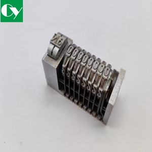 8 цифр, высокое качество, полностью стальной буквенный пресс, нумератор 4x8, римские назад - Product Image 1