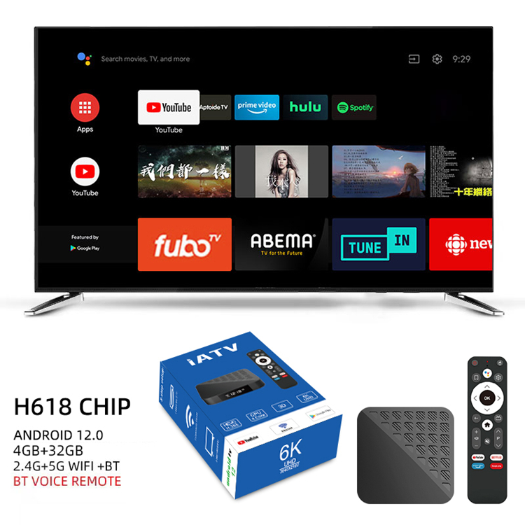 S98Q Max Android TV Box 4GB RAM, 32GB Storage, 4K Streaming, Dual