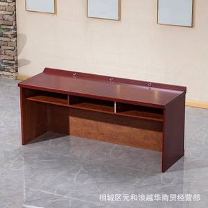 Table de conférence en bois massif plaqué, peinte, avec chaises, pour réunions et formations - Product Image 4