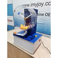 Machine à tirage au sort automatique et polyvalente Criterion Mini pour jeux de loterie en ligne, avec 50 balles de ping-pong, pour des tirages au sort et des loteries gagnantes