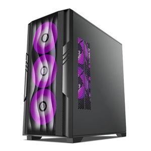 LOVINGCOOL OEM Custom Mid ATX Tower <span class=keywords><strong>Gaming</strong></span> <span class=keywords><strong>Computer</strong></span> case con vidrio templado <span class=keywords><strong>Computer</strong></span> case Mid ATX Tower <span class=keywords><strong>CPU</strong></span> case Fans para PC - Product Image 5