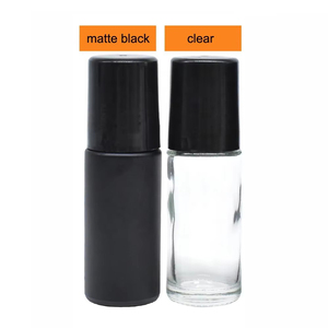 Botellas de Vidrio Transparente Ámbar Recargables de 30 ml y 50 ml con Tapas de Plástico para <span class=keywords><strong>Desodorante</strong></span> Natural <span class=keywords><strong>Casero</strong></span> y Perfume - Product Image 4