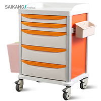 Saikang Nouveau design Chariot à médicaments en ABS SK-MT650 Mobilier d'hôpital à la mode avec tiroirs