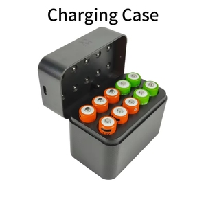 แบตเตอรี่แบบชาร์จไฟได้พอร์ต USB Type-C ทรงกระบอกพิมพ์โลโก้ได้ kxd แบตเตอรี่แบบพกพาขนาด400mAh 650mAh 750mAh 1450 1.5V - Product Image 6