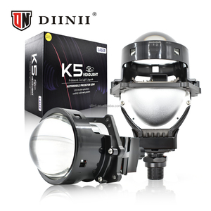 Lampe <span class=keywords><strong>de</strong></span> projecteur Bi-LED 120W 12000lm Blanc 6500K Faisceau haut et bas IP68 Étanche H4 Mini phares Lumière laser Phare LED - Product Image 1