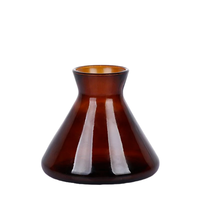 Vente chaude aromathérapie huile essentielle canne vide flacon conique parfum de maison arôme noir diffuseur de roseau de luxe