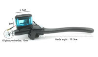 PARTIE DE FREIN À DISQUE POUR SCOOTER ÉLECTRIQUE MOTO Pompe supérieure hydraulique Q9 LEVIER DE FREIN/MANIVELLE + Réservoir d'huile transparent pièce de bricolage pour scooter