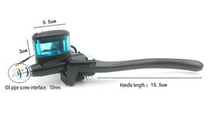 Elektrischer SCOOTER SCHEIBEN BREMS TEIL MOTORRAD Hydraulische obere Pumpe Q9 BREMS HEBEL/KURBEL Transparenter Öltank Roller DIY Teil - Product Image 2