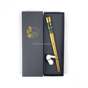 <strong>Custom</strong> Printed Set of Sushi Bamboo <strong>Chopsticks</strong> Personalized <strong>Chopsticks</strong> with <strong>Logo</strong> for Business Gifts - Product Image 6