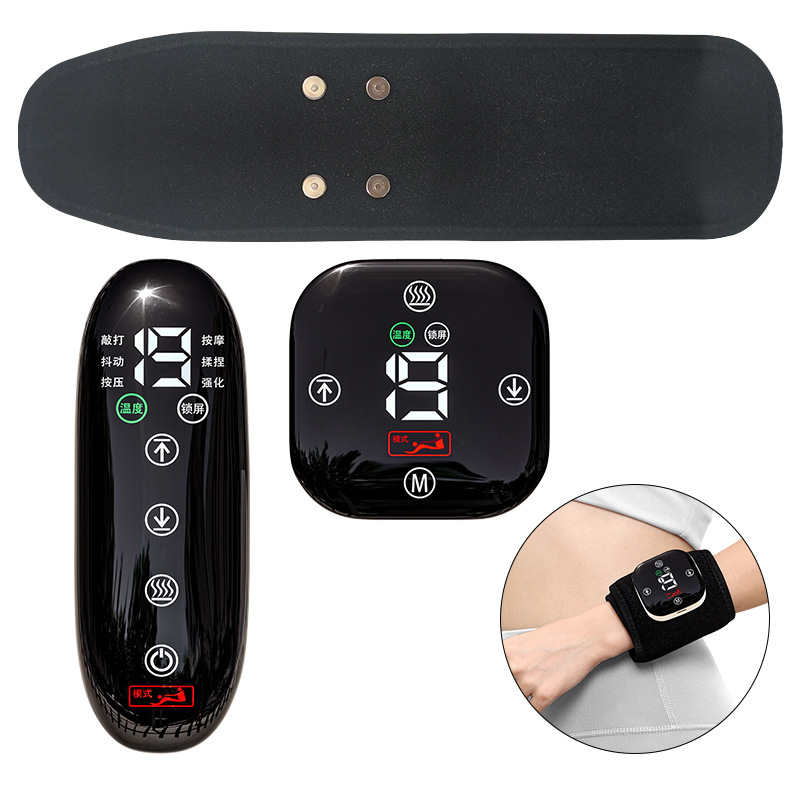 Negro-Nonporousset de protectores de muñeca perforados