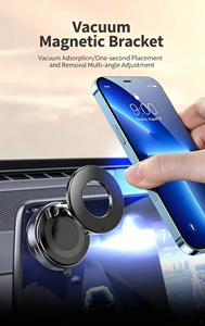 Nouveau support de téléphone de bureau en silicone à adsorption sous vide, triple axe, rotatif à 360°, hauteur réglable, pliable, avec ventouse - Product Image 3
