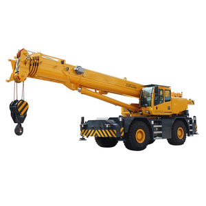 Grúa Todoterreno RT55 de 55 Toneladas, Elevador Hidráulico Móvil con Chasis Resistente para Proyectos de Ingeniería y <span class=keywords><strong>Alquiler</strong></span> de Equipos - Product Image 1