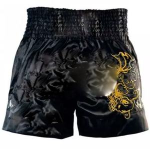 ขายส่งล้วนต่อสู้ MMA กางเกงขาสั้นโลโก้ที่กำหนดเองเตะมวยมวยไทยกางเกงขาสั้น - Product Image 1