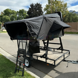 Tienda de Campaña para Techo de Coche 4x4 con Carcasa Rígida, Tiendas de Techo para Vehículos, Camp Dachzelt, Tenda Da Tetto Per Auto, Tienda de Techo para Coche de Fiesta - Product Image 4