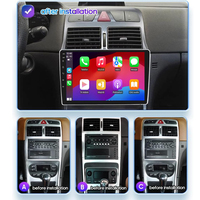 Radio con Pantalla Táctil Android para Automóvil, Navegación GPS para Peugeot 307 307cc 307SW 2002-2013, Reproductor de Video Estéreo para Automóvil con Carplay
