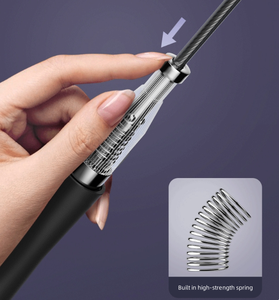 <span class=keywords><strong>Corde</strong></span> <span class=keywords><strong>à</strong></span> <span class=keywords><strong>sauter</strong></span> de vitesse pour exercice adulte <span class=keywords><strong>Corde</strong></span> de vitesse réglable pour entraînement <span class=keywords><strong>Double</strong></span> sous entraînement - Product Image 5