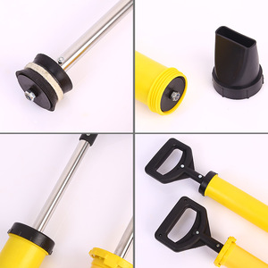 Pistola de calafateo de cemento de plástico y acero inoxidable de 135x640 mm para aplicación de sellador en juntas de puertas y ventanas - Product Image 5