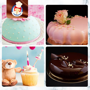 Guttis Pure Cacaoboter Cake Decoratie Effen Chocolade Knapperige Rijstbal Popcorn Speciale Kralen Voor Het Bakken En Gebak - Product Image 4