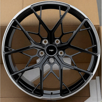 Jantes en alliage d'aluminium XINLAI sur mesure, concaves profondes, 2 pièces, 5x114.3 5x108 5x120 22 24 26 pouces, jantes forgées pour BMW Ferrari
