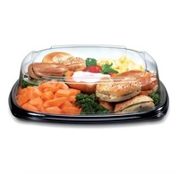 Automatische PP PS PET PVC wegwerp fruitsalade schaal voedselcontainer voedselcontainer thermoformmachine