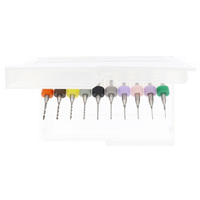 0.3mm à 1.2mm 10 pièces/ensemble PCB Mini foret carbure d'acier au tungstène pour carte de Circuit imprimé CNC forets Machine