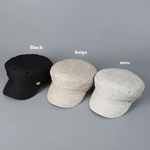 Béret britannique rétro pour femme, chapeau plat respirant printemps-été, chapeau de capitaine tendance pour la protection solaire - Product Image 2