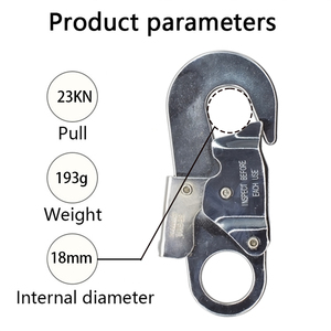 Jensan tùy chỉnh 23kn kim loại đôi-hành động đóng dấu Snap <span class=keywords><strong>hook</strong></span> cho mùa thu bảo vệ - Product Image 3