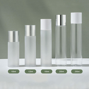 Luxury 100ml 120ml 150ml <strong>200ml</strong> PET Matte Lotion <strong>Bottle</strong> Refillable Skin Care Toner Cosmetic Essence Lotion Plastic Empty <strong>Bottle</strong> - Product Image 2
