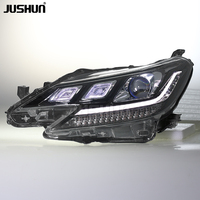 Accesorios para Automóviles JUSHUN, Faro Delantero LED para Toyota Reiz Mark X 13-17, Lámpara de Señal de Giro, Luz de Circulación Diurna, Conjunto de Faros