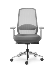 Clio ghế giữa trở lại màu xám tự trọng lượng trượt ghế <span class=keywords><strong>c</strong></span>ơ chế 3D tay vịn Nhôm <span class=keywords><strong>C</strong></span>ơ sở lưới ghế phong <span class=keywords><strong>c</strong></span>ách hiện đại ghế điều hành - Product Image 3